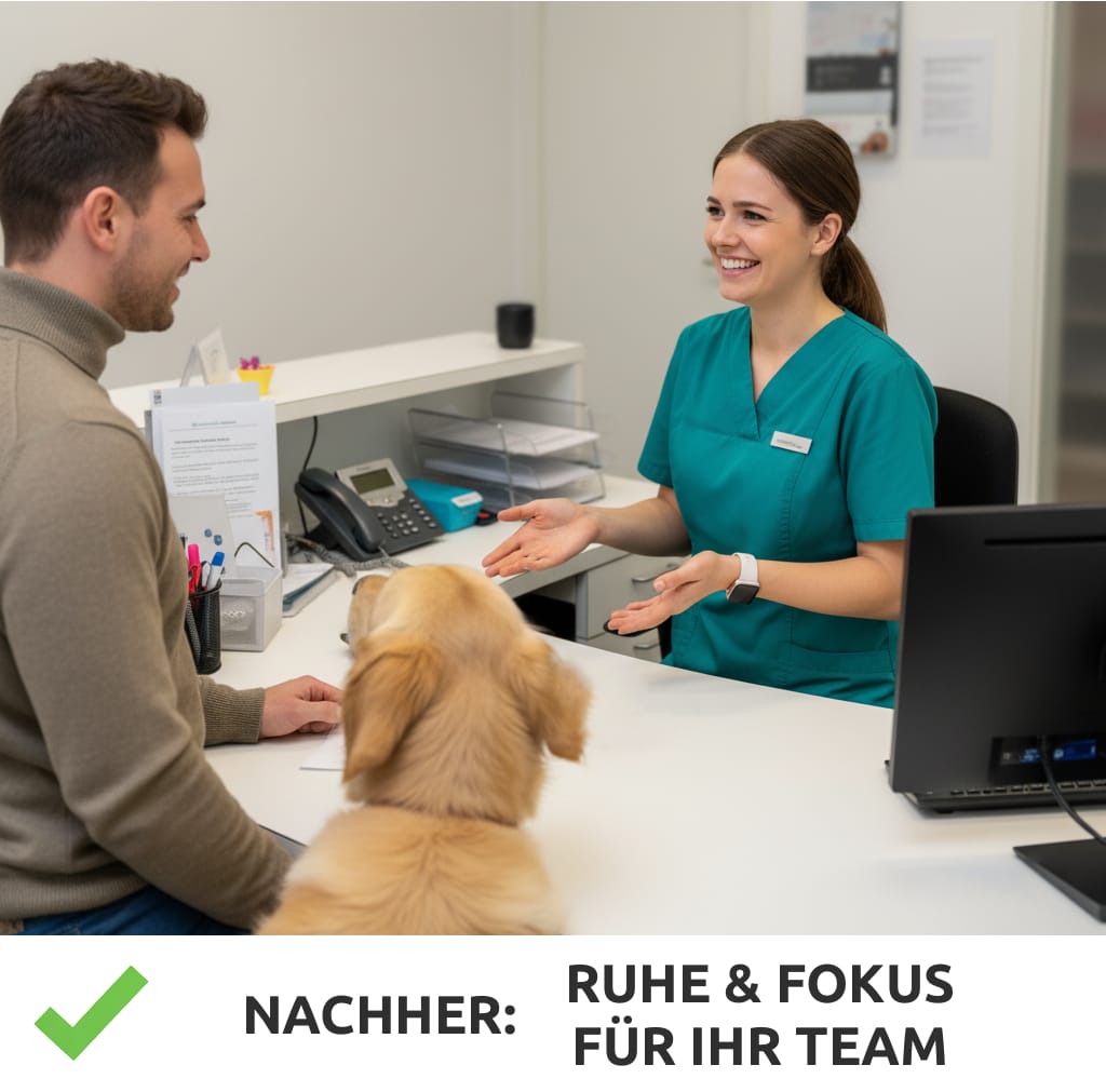 Nach Telefonservice: Ruhe und Fokus für das ganze Praxisteam