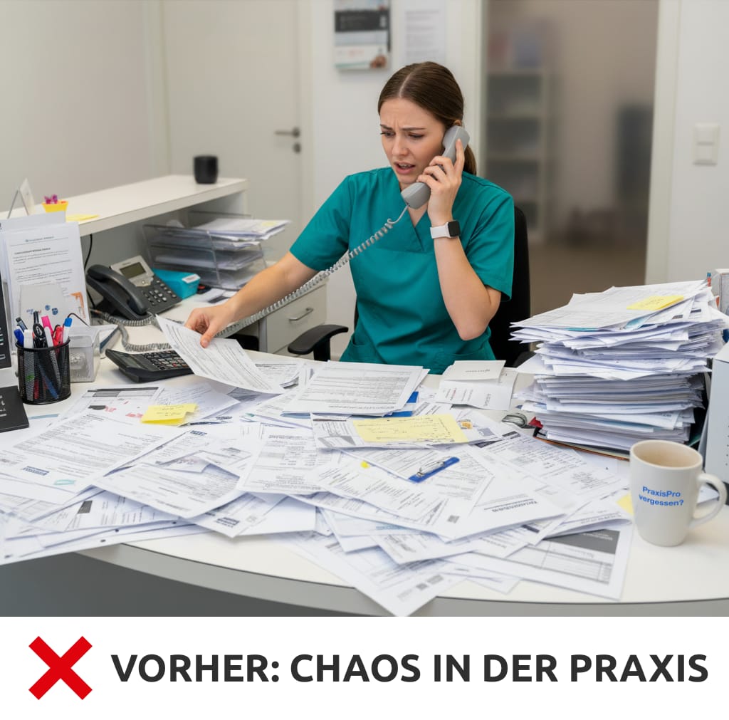vor Telefonservice: CHaos in der Praxis